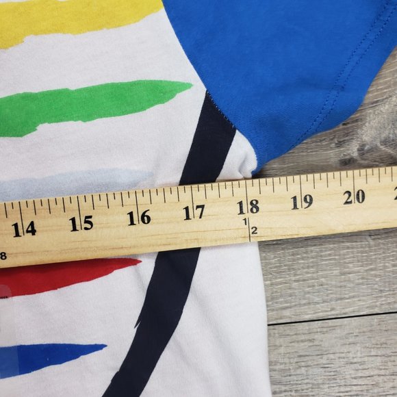 TOMMY HILFIGER WOMEN GRAPHIC FLAG SIZE MEDIUM - Picture 6 of 11